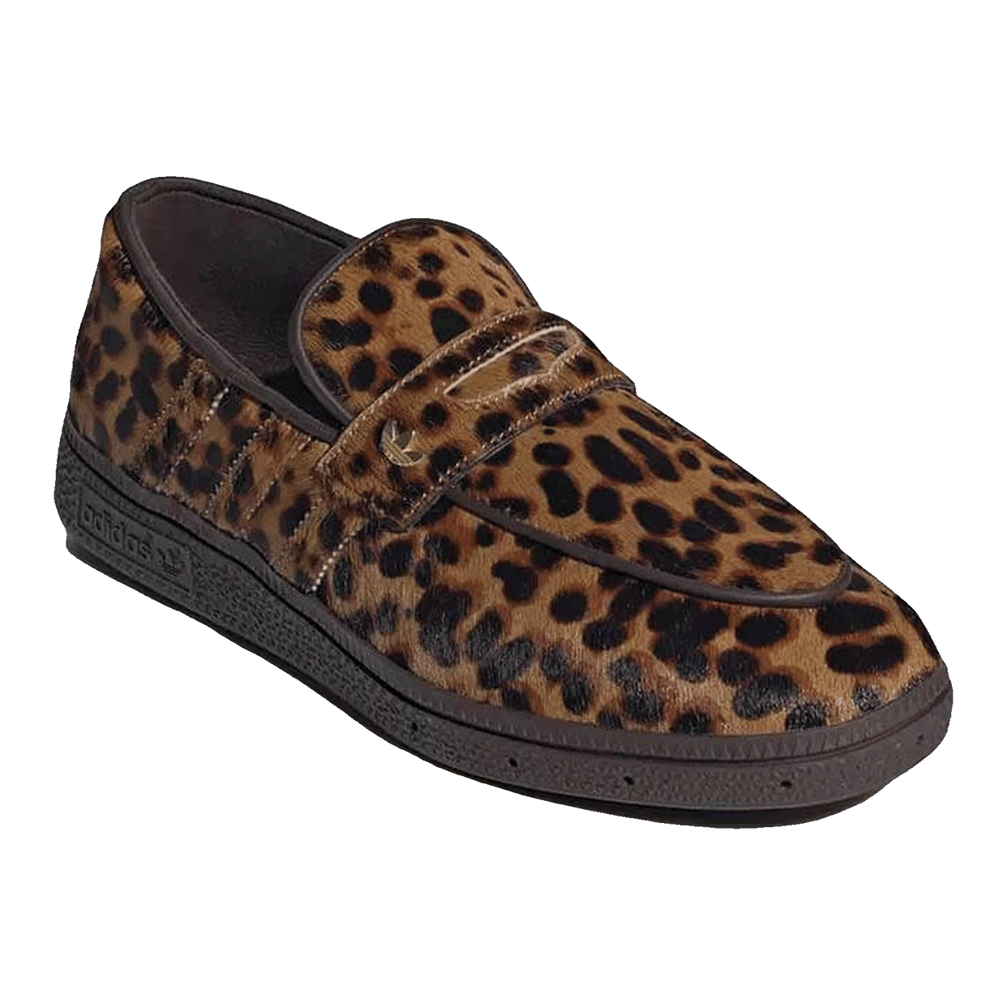 adidas Handball Spezial Loafer Leopard Print Dark Brown (W) Side KJ2526