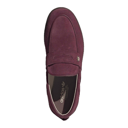 adidas Handball Spezial Loafer Maroon Gum (W) Oben KK2780