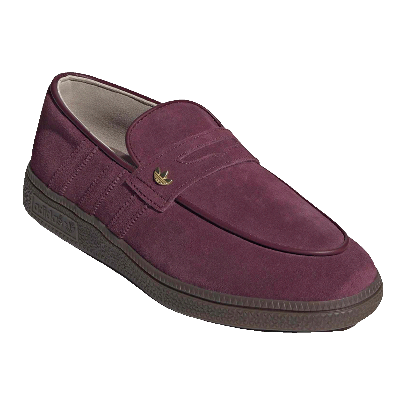 adidas Handball Spezial Loafer Maroon Gum (W) Side KK2780