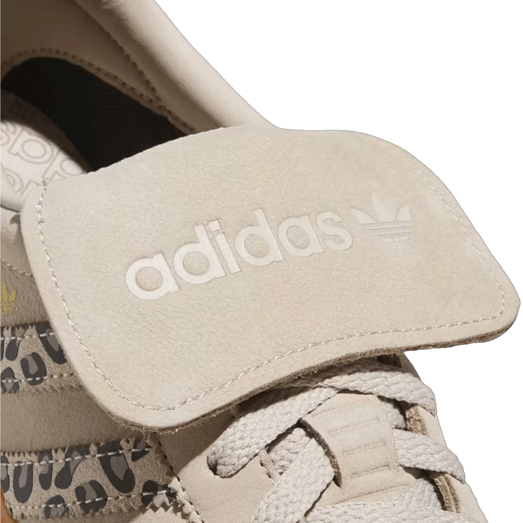 adidas Handball Spezial LT Leopard Print Wonder Beige Tongue