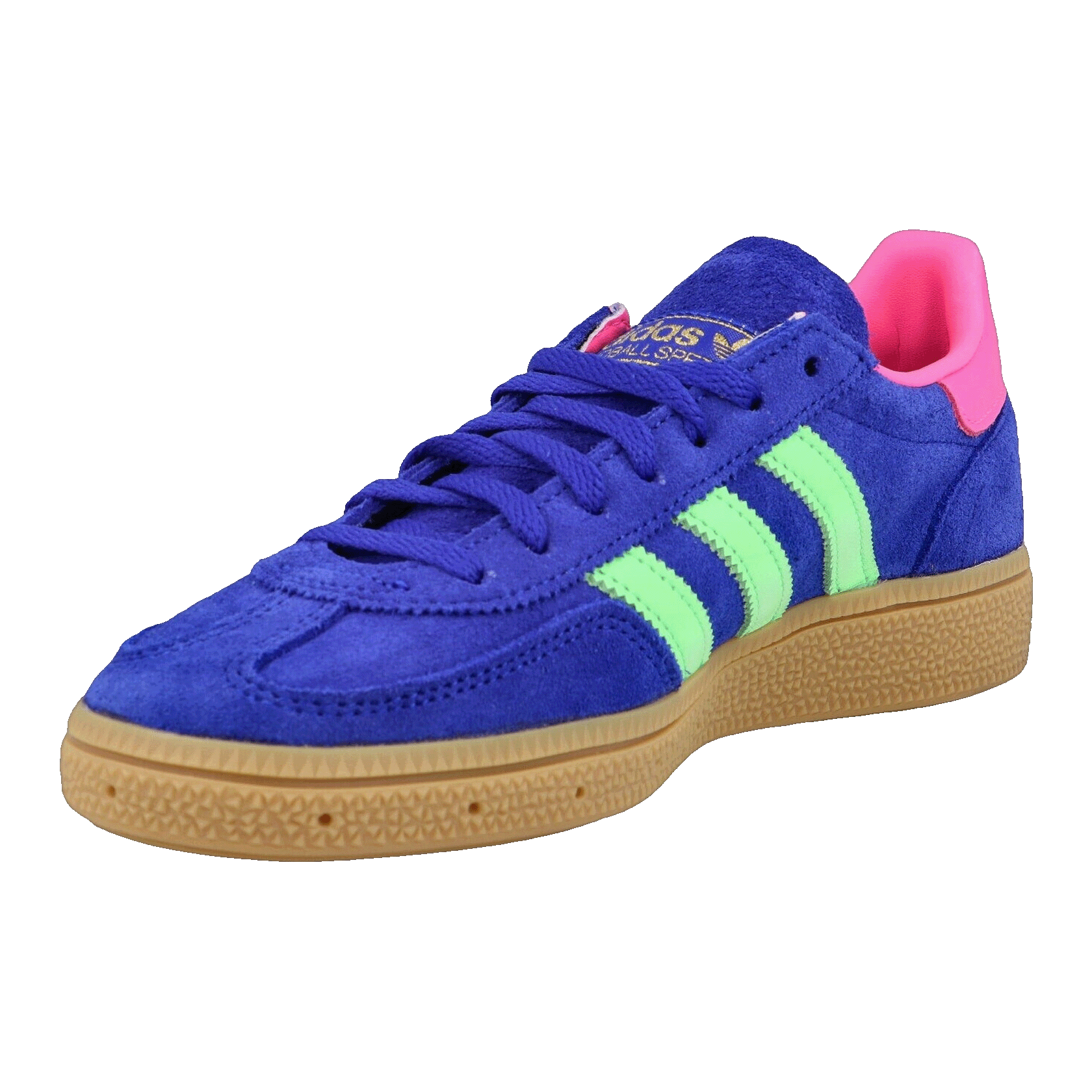 adidas Handball Spezial Lucid Blue Lime Burst (W) Side JP8721