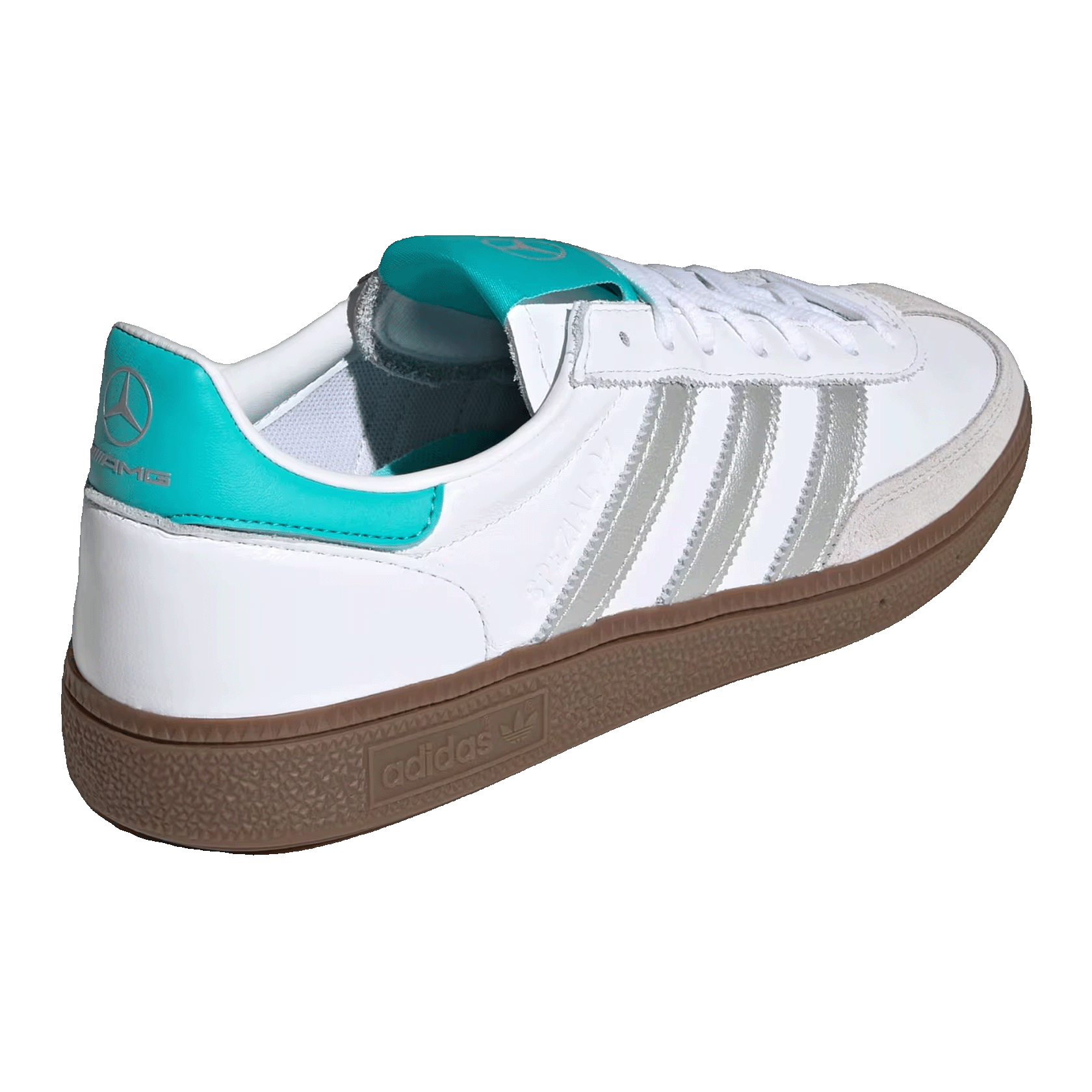 adidas Handball Spezial Mercedes-AMG Petronas Formula One Team White Silver Back KJ1178
