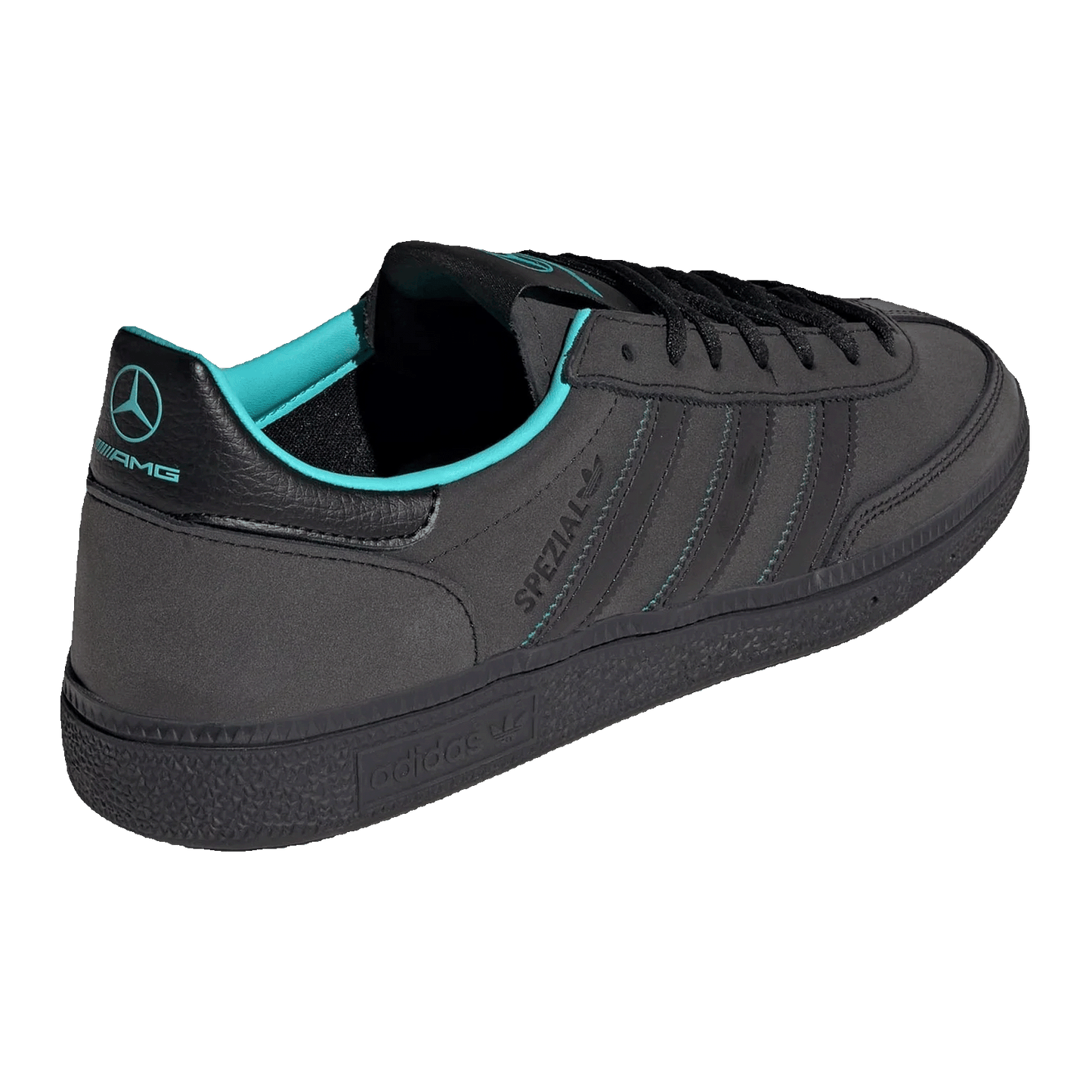 adidas Handball Spezial Mercedes AMG Petronas F1 Team Black Semi Mint Rush Back KJ1195