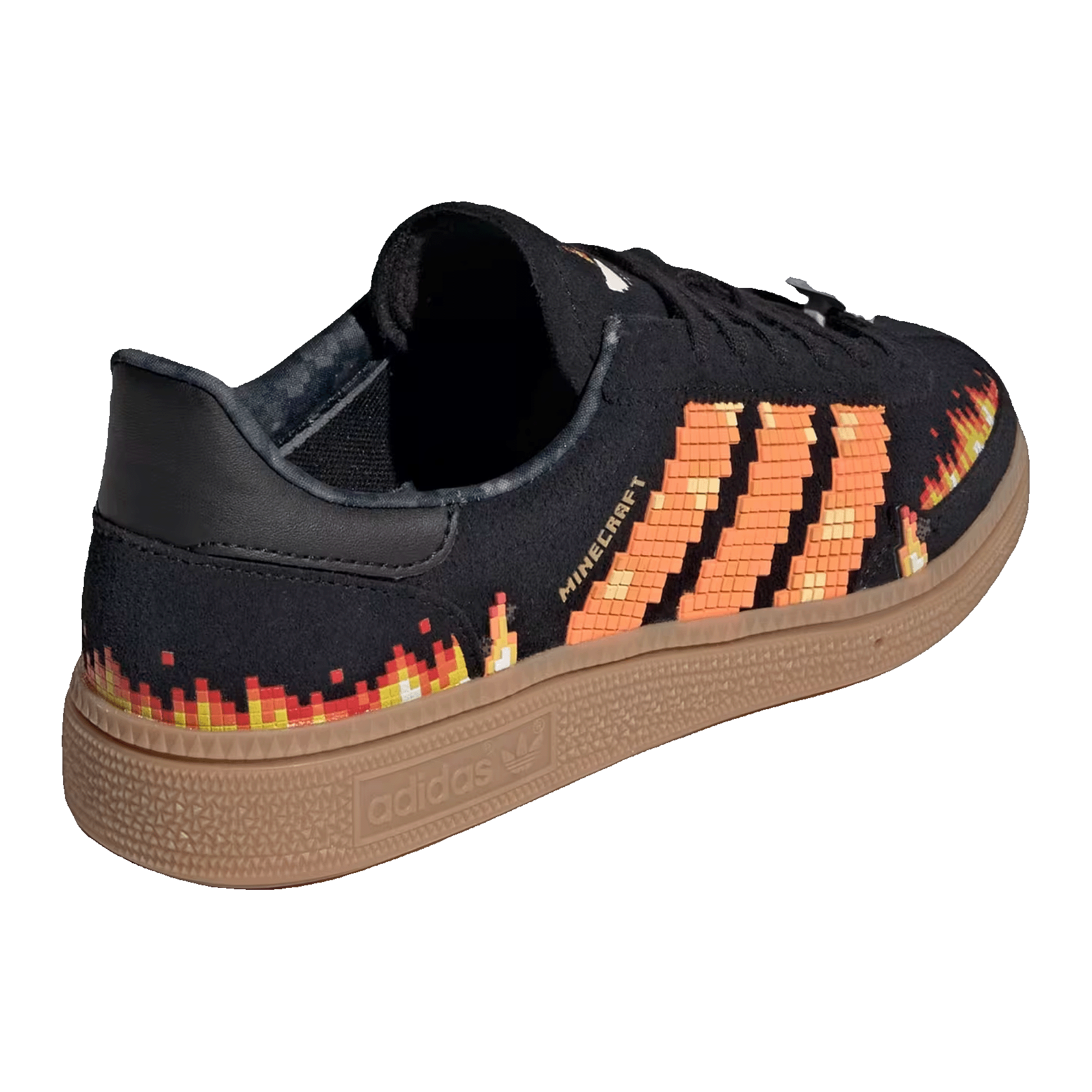 adidas Handball Spezial Minecraft Black Pure Orange (GS) Back IH1737