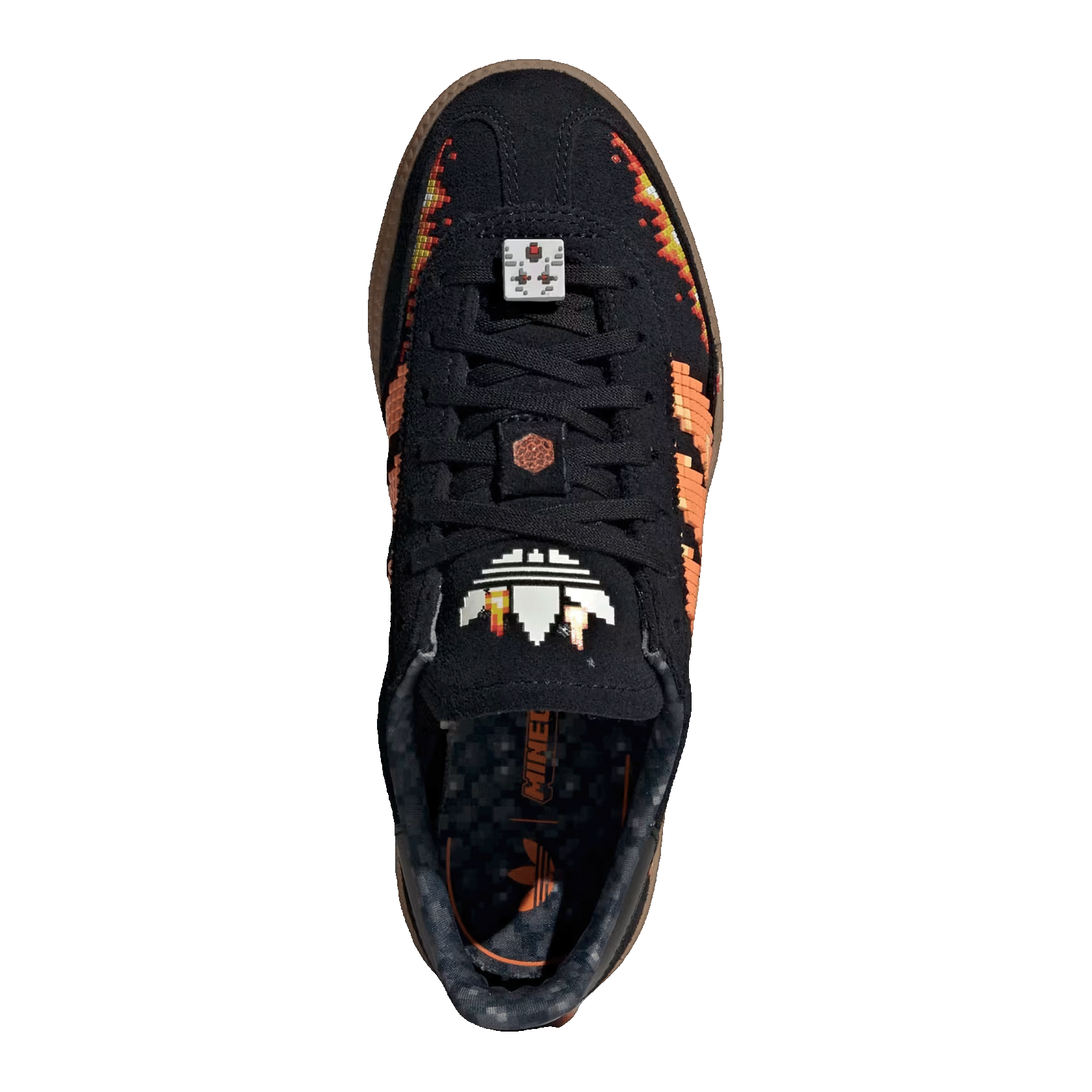 adidas Handball Spezial Minecraft Black Pure Orange (GS) Oben IH1737