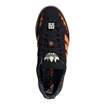 adidas Handball Spezial Minecraft Black Pure Orange (GS) Oben IH1737
