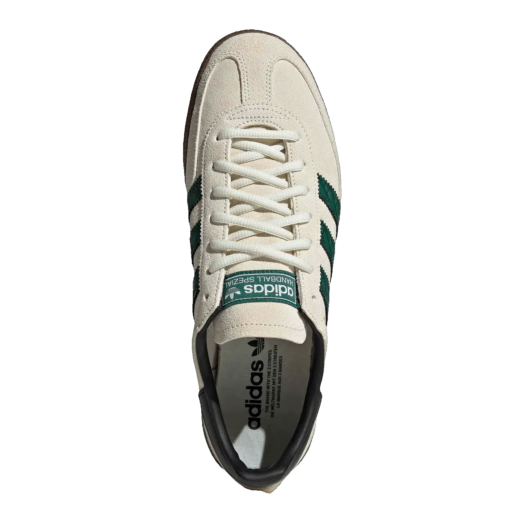 adidas Handball Spezial Off White Collegiate Green Oben IH6597