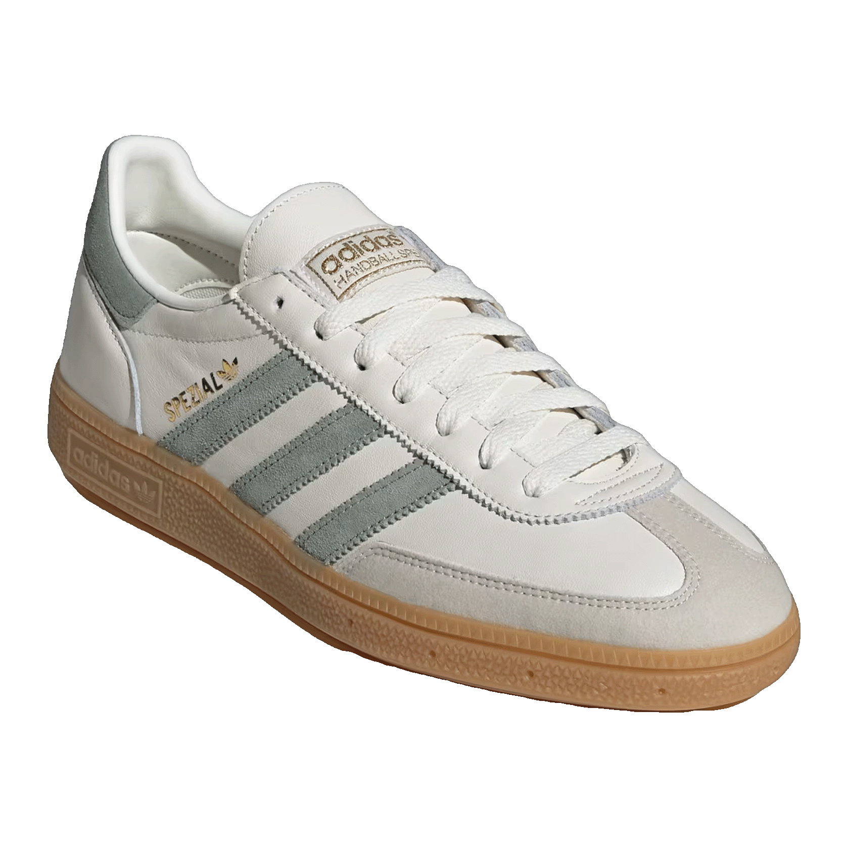 adidas Handball Spezial Off White Silver Green Side IF9730