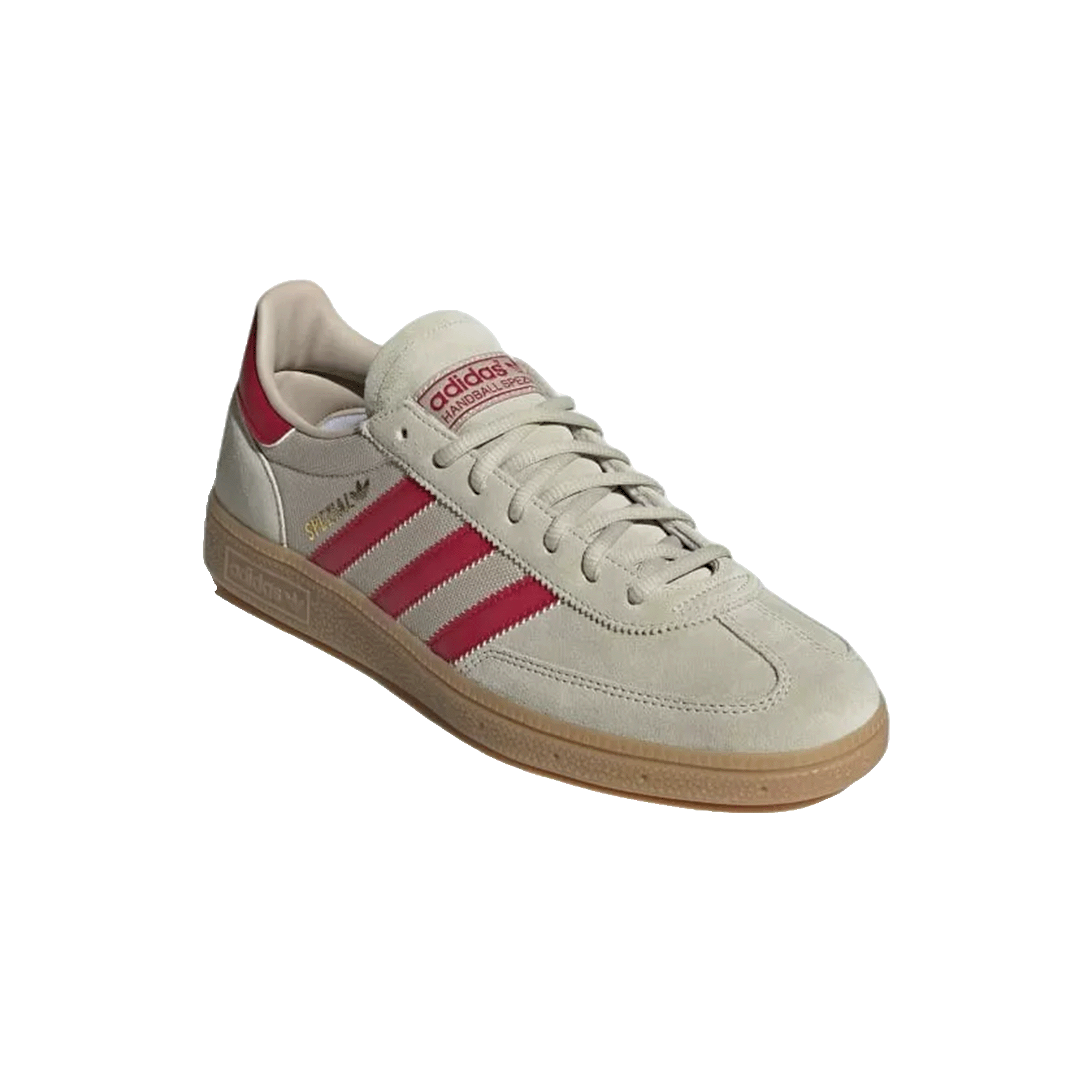 adidas Handball Spezial Putty Grey Team Victory Red Wonder Beige Side