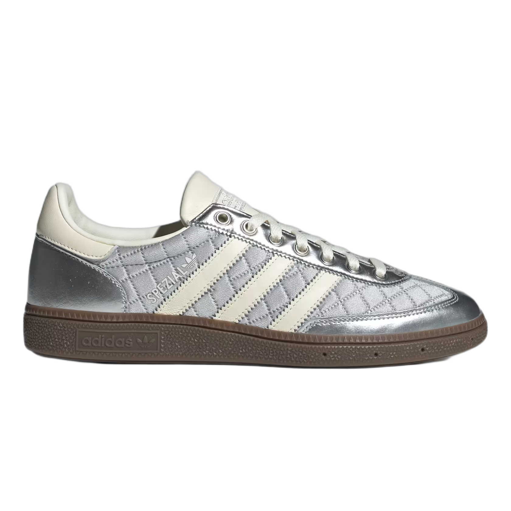 adidas Handball Spezial Quilted Silver Metallic Cream White Gum KJ0853