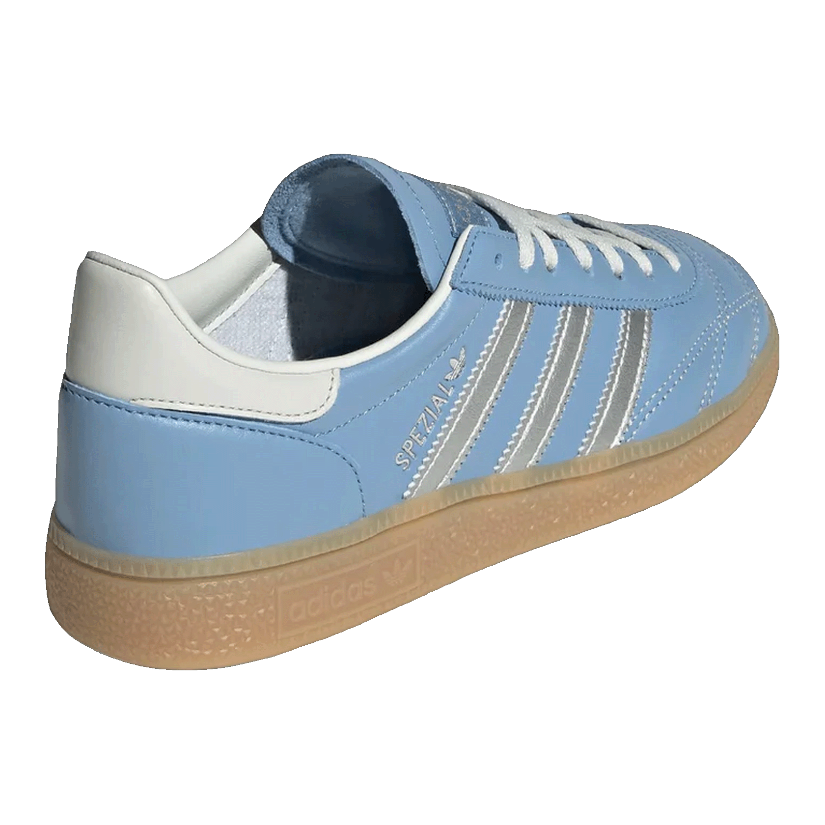 adidas Handball Spezial Quilted Stitching Ash Blue Silver (W) Back JR3728