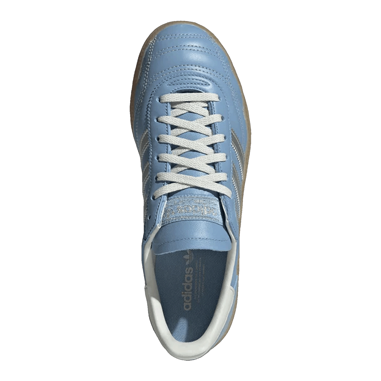 adidas Handball Spezial Quilted Stitching Ash Blue Silver (W) Oben JR3728