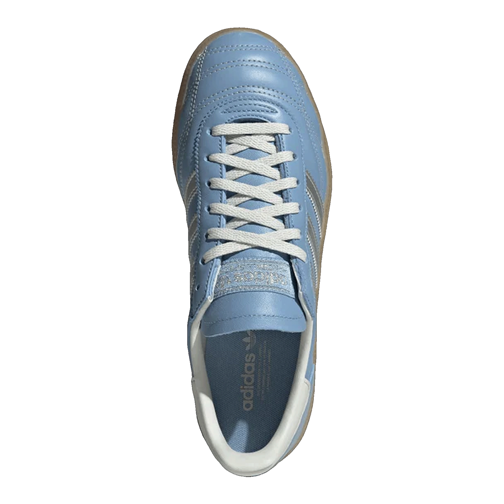adidas Handball Spezial Quilted Stitching Ash Blue Silver (W) Oben JR3728