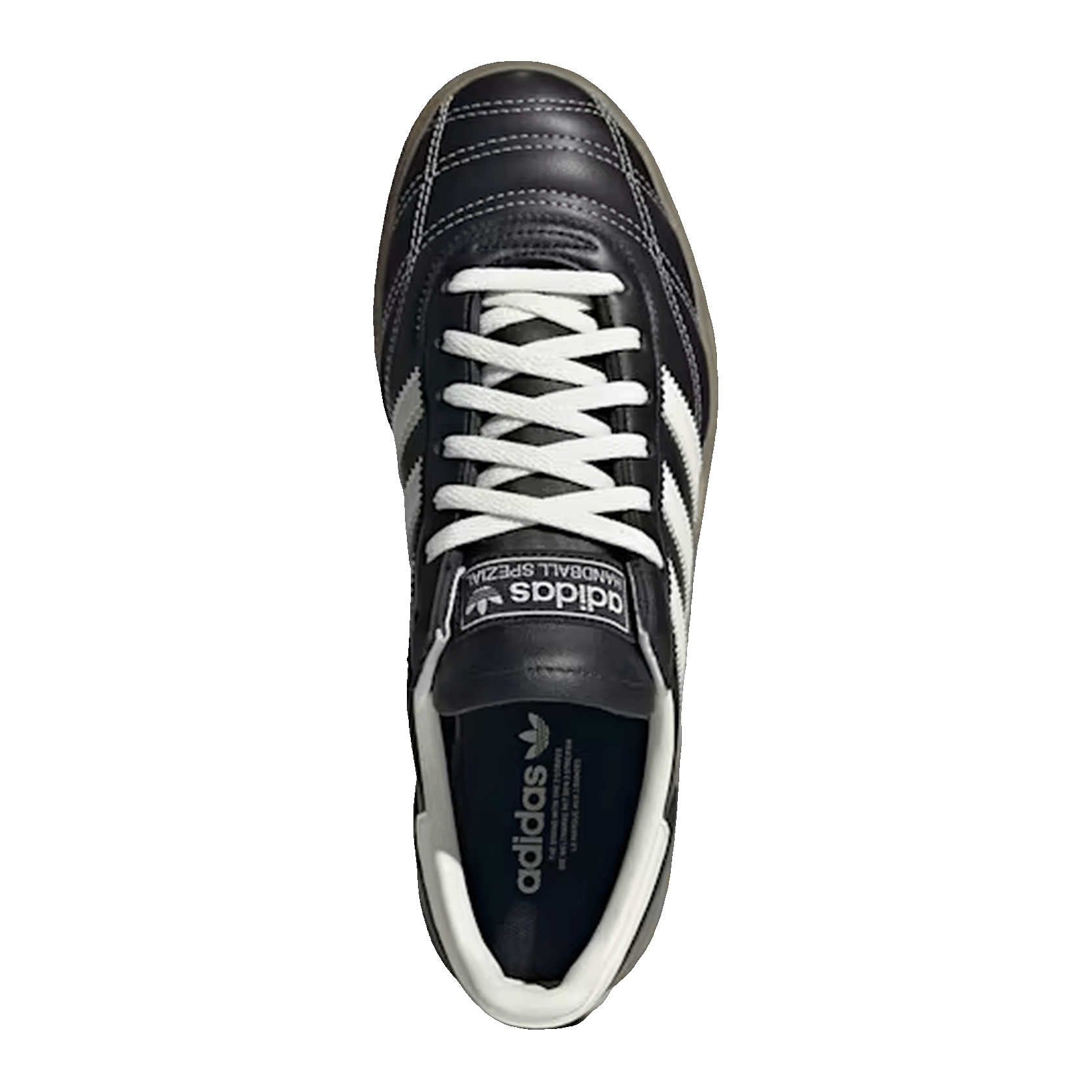 adidas Handball Spezial Quilted Stitching Black Off White (W) Oben JR3723