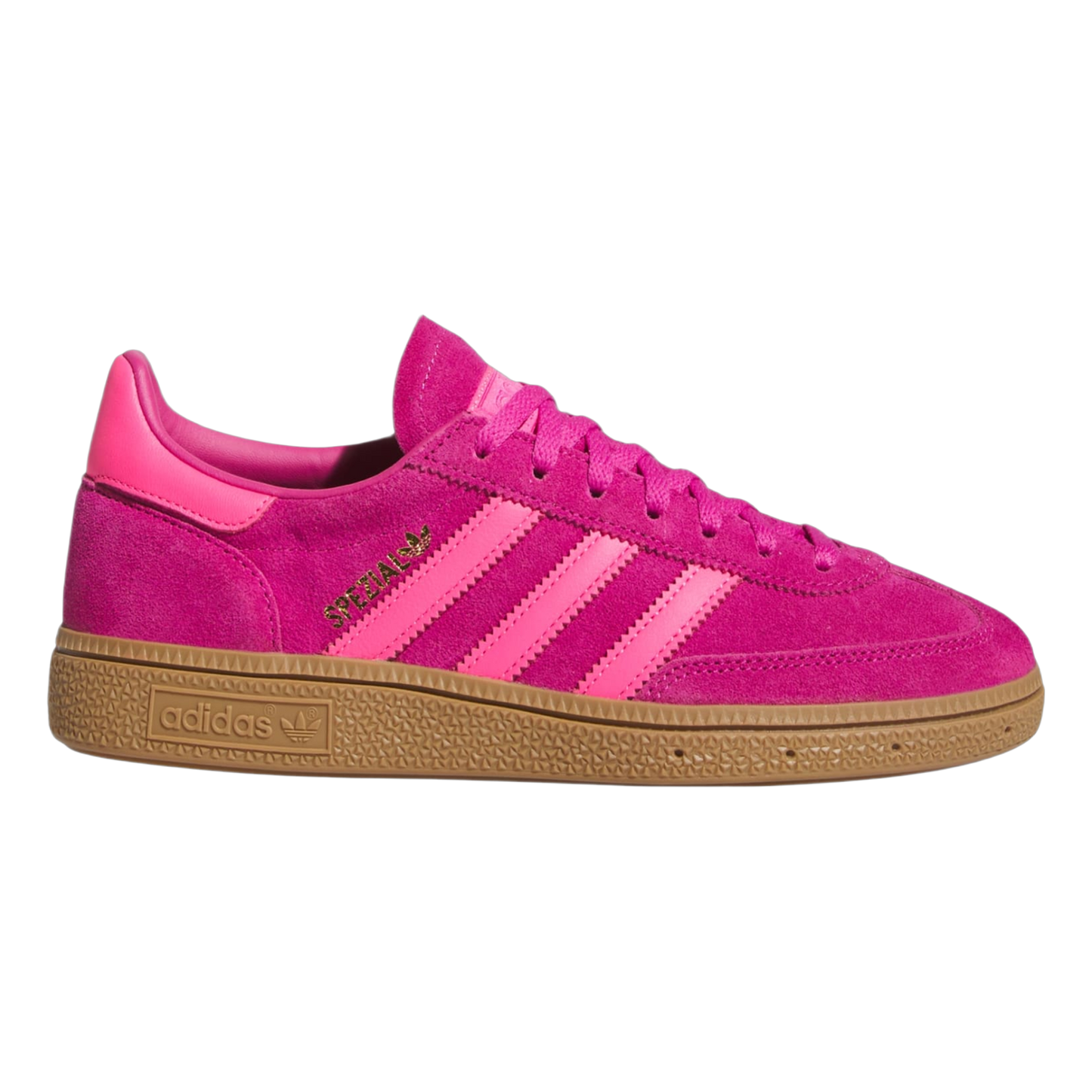 adidas Handball Spezial Semi Lucid Fuchsia Lucid Pink Gold Metallic (W) JQ7262