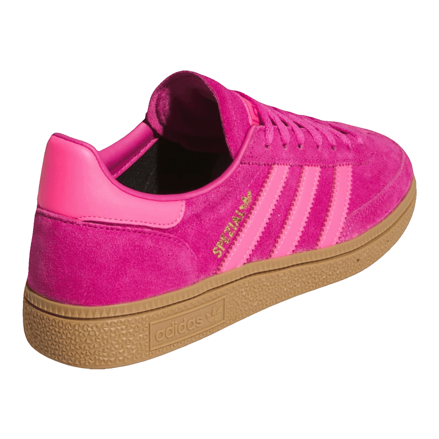 adidas Handball Spezial Semi Lucid Fuchsia Lucid Pink Gold Metallic (W) Back JQ7262