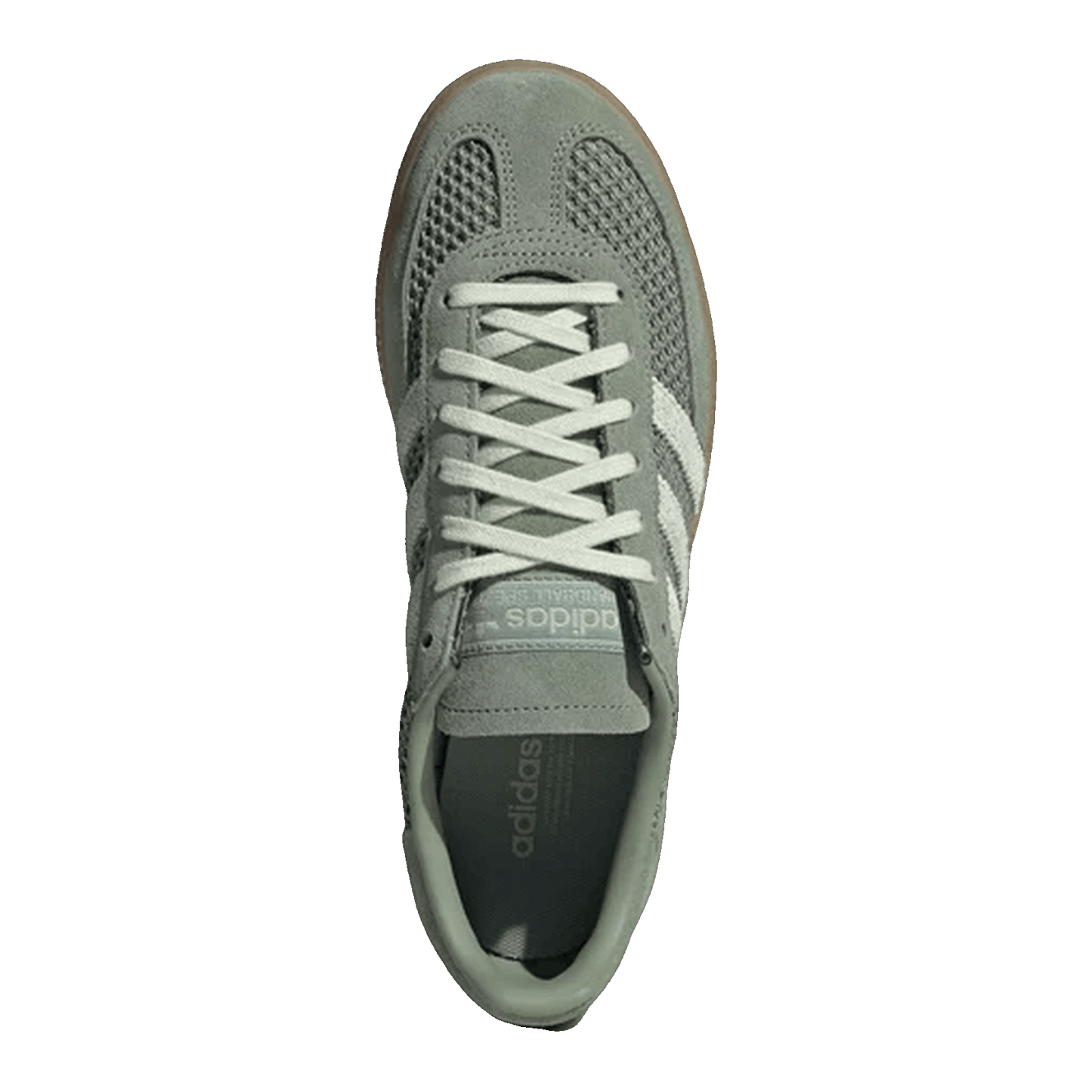 adidas Handball Spezial Silver Green Linen Gum (W) Oben IH1514