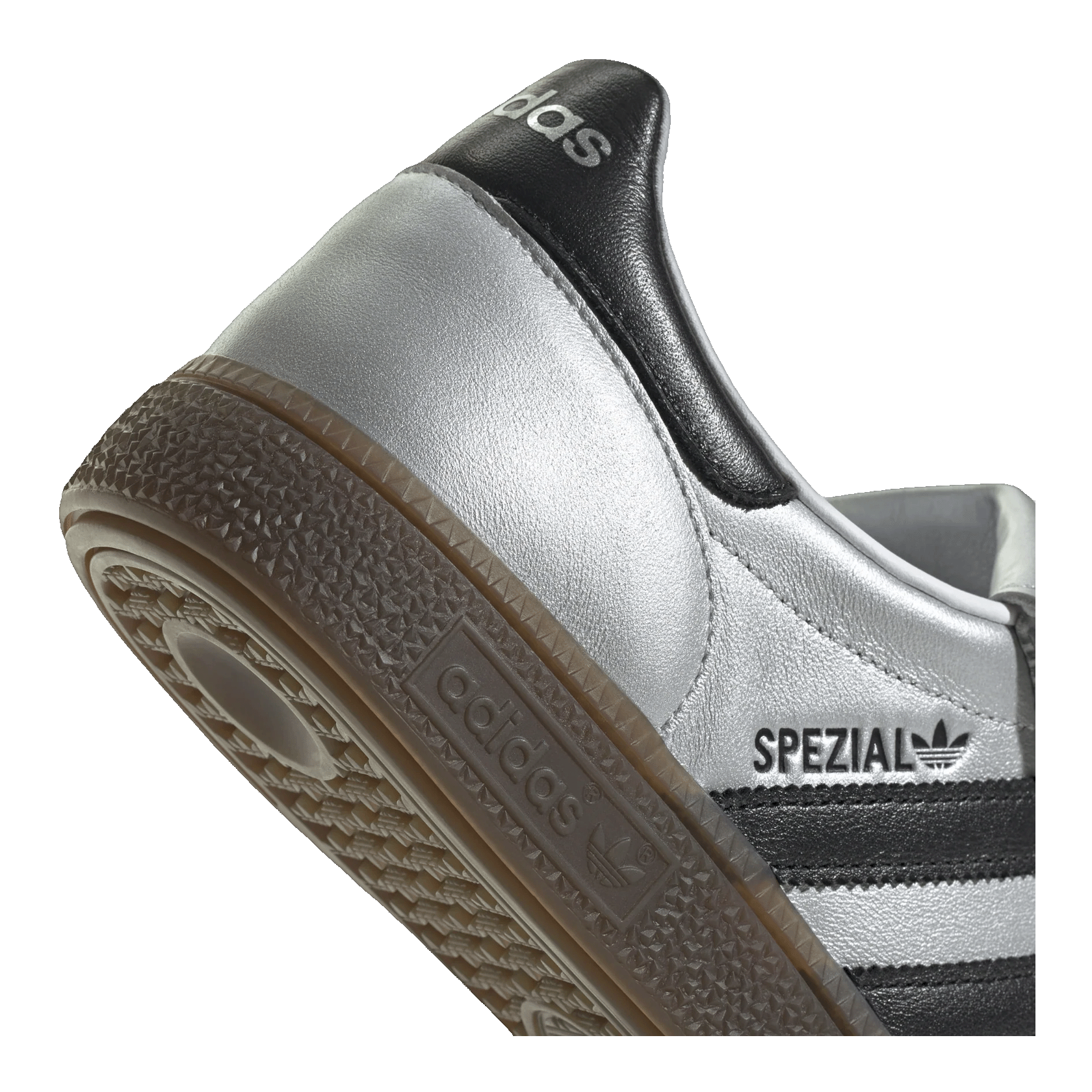 adidas Handball Spezial Silver Metallic Core Black Back JS0599