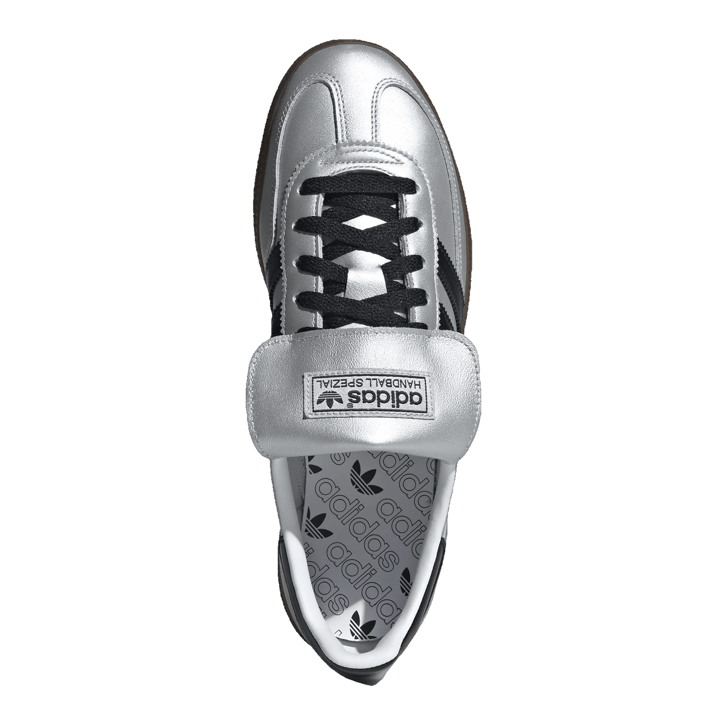 adidas Handball Spezial Silver Metallic Core Black Oben