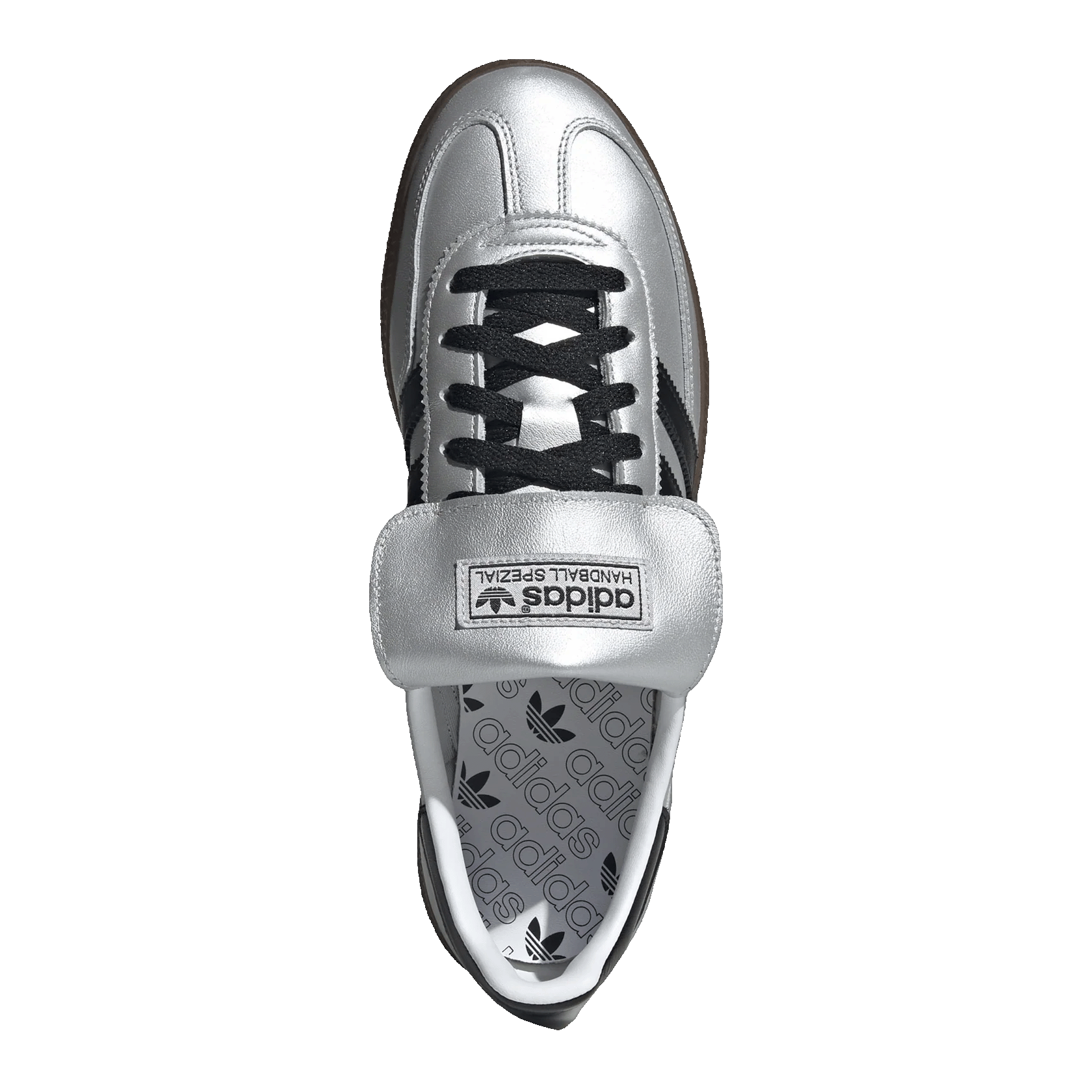 adidas Handball Spezial Silver Metallic Core Black Oben