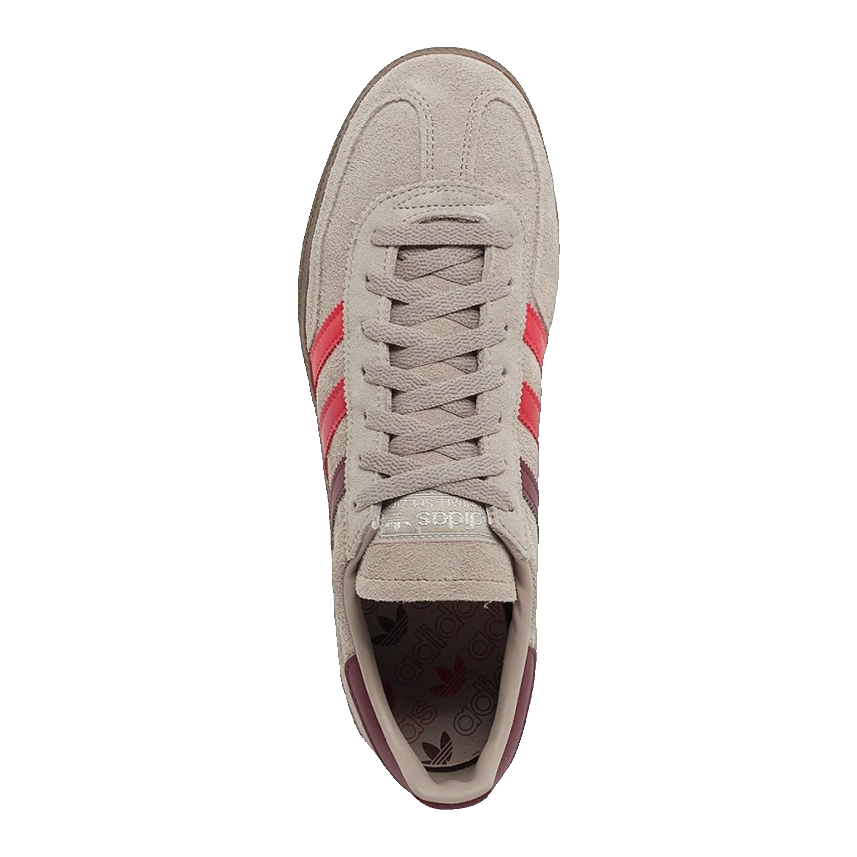 adidas Handball Spezial Silver Pebble Red Oben