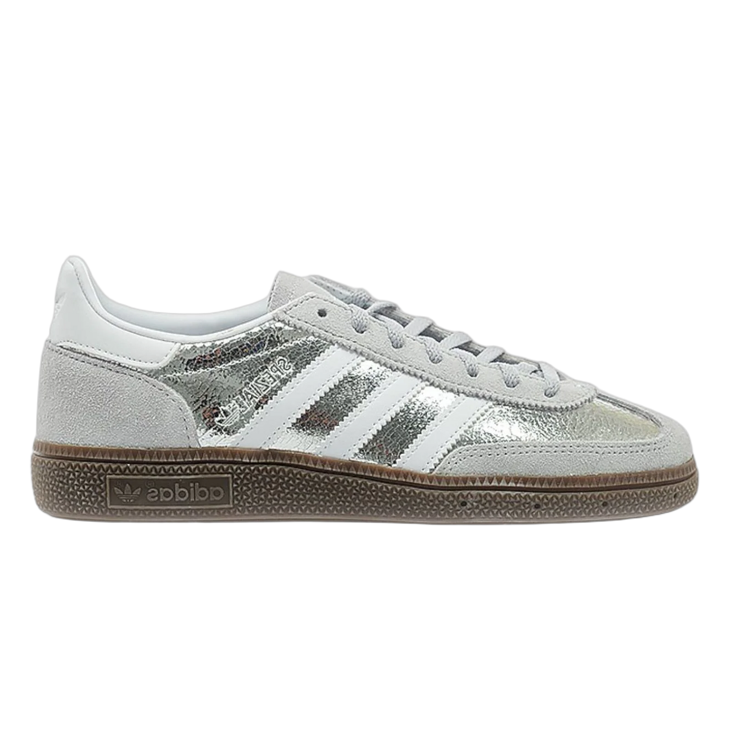 adidas Handball Spezial Silver White Cracked JR6511