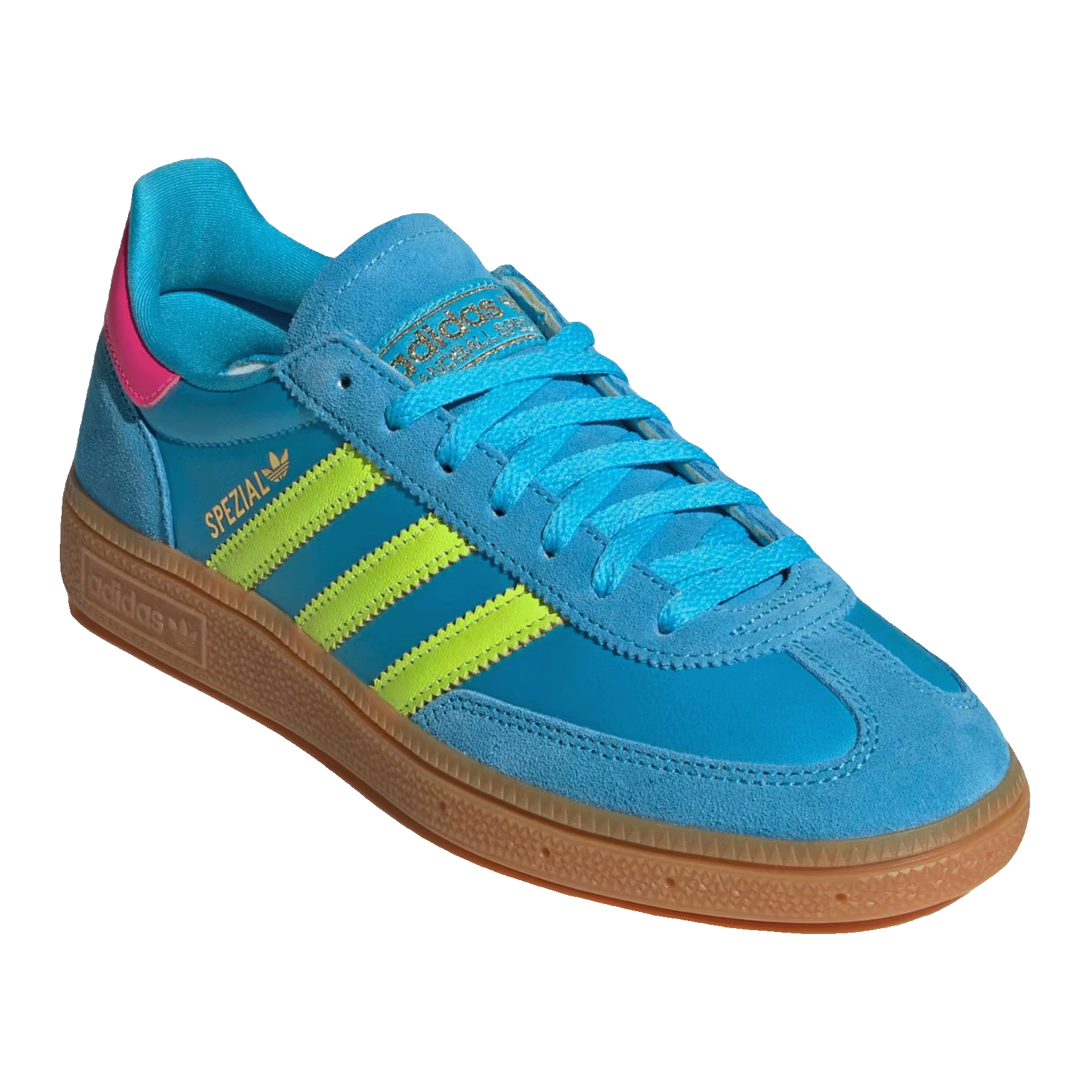 adidas Handball Spezial Sky Rush Solar Yellow Lucid Pink (W) Side