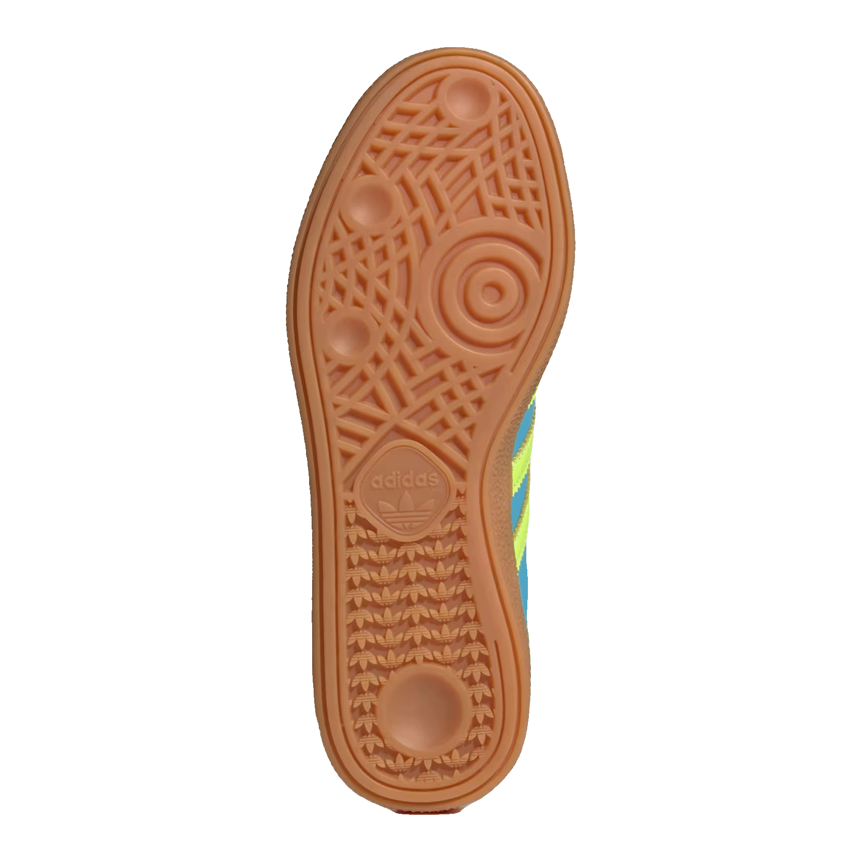 adidas Handball Spezial Sky Rush Solar Yellow Lucid Pink (W) Sohle