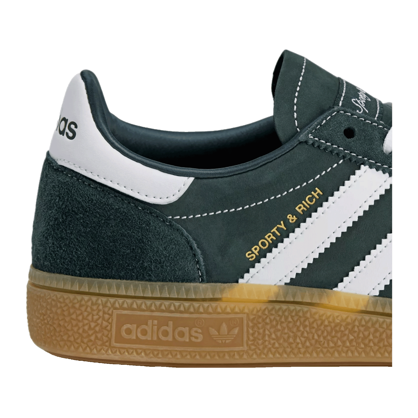 adidas Handball Spezial Sporty & Rich Dark Green Detail