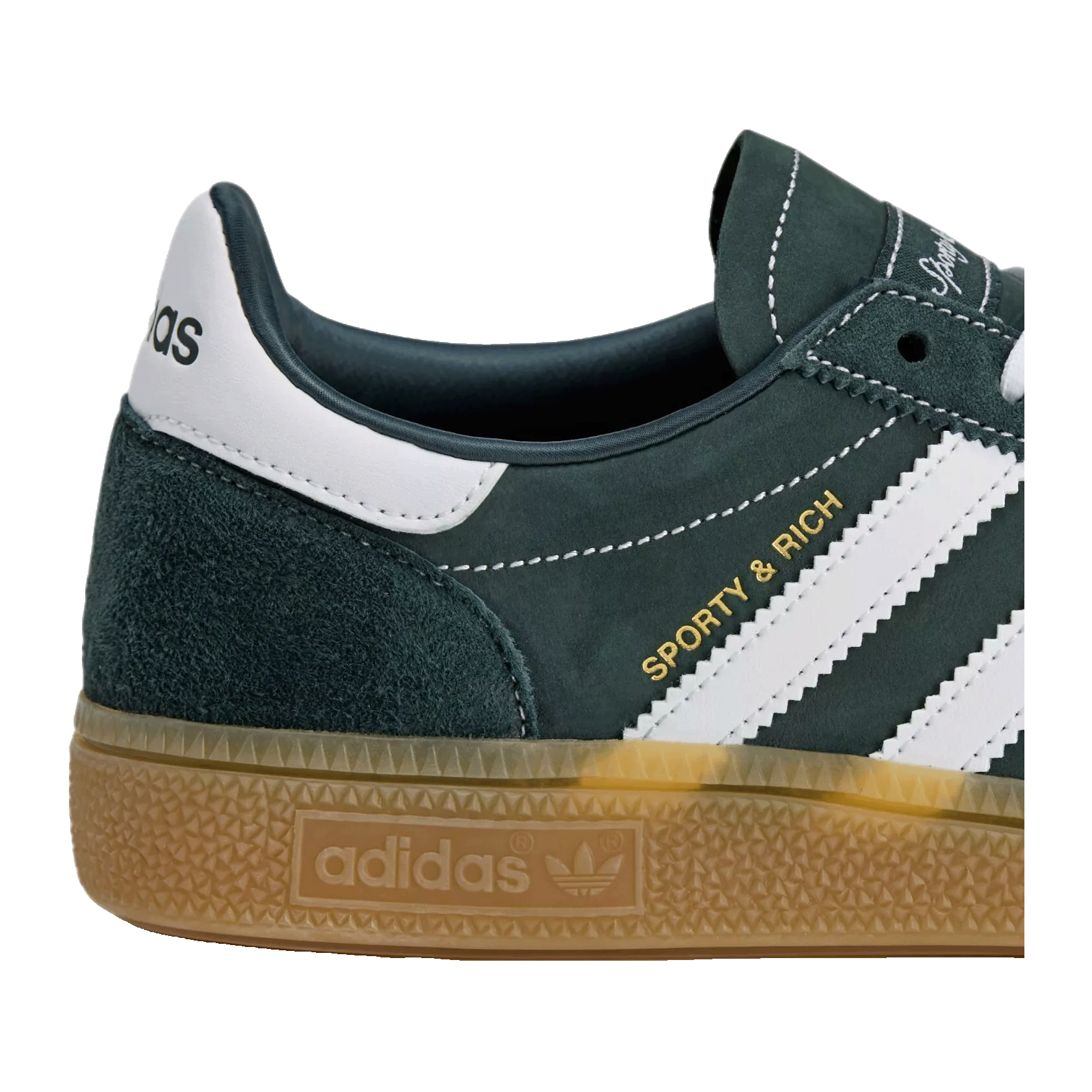 adidas Handball Spezial Sporty & Rich Dark Green Detail