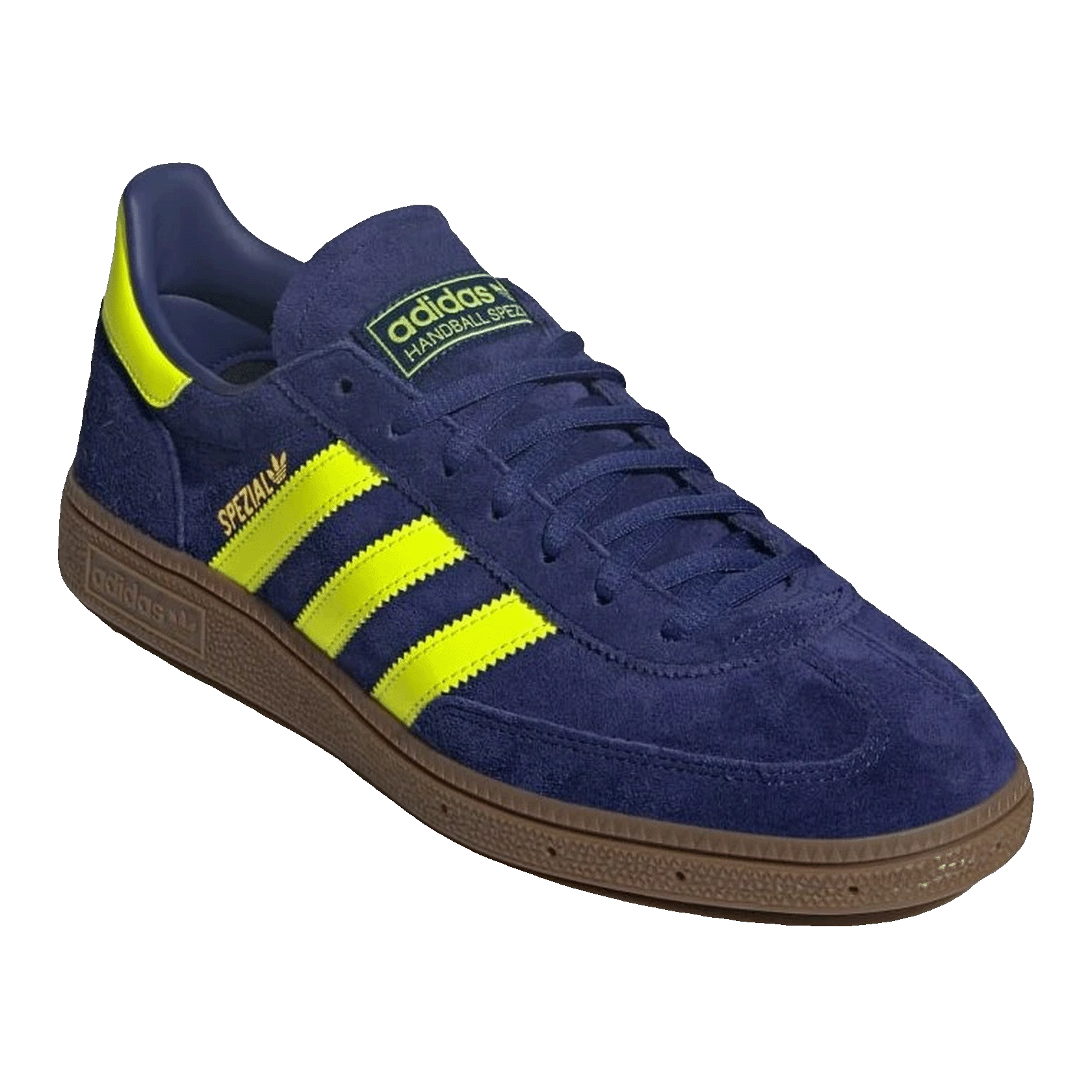 adidas Handball Spezial Victory Blue Solar Yellow Gold Metallic Side JR3845