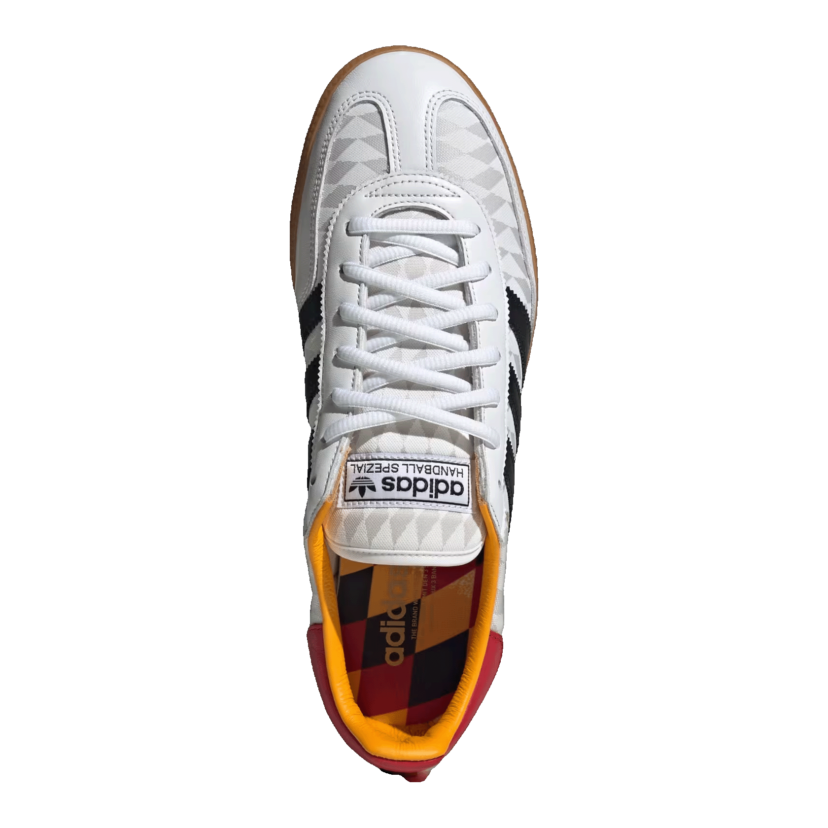 adidas Handball Spezial White Black Bold Red Oben KI6052
