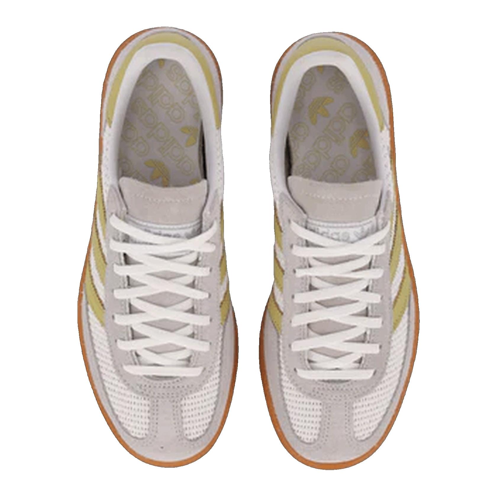 adidas Handball Spezial White Powder Yellow (W) Oben JI2657