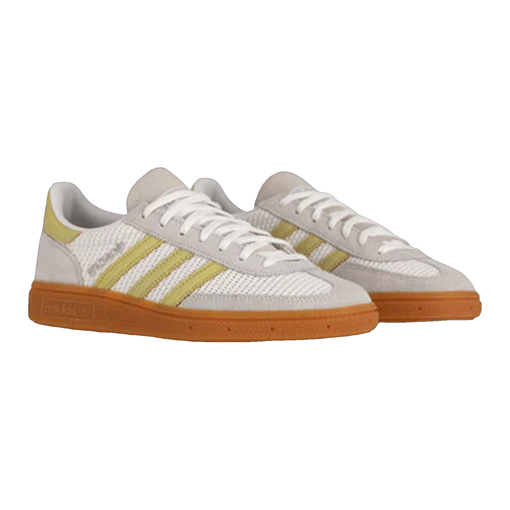 adidas Handball Spezial White Powder Yellow (W) Side JI2657