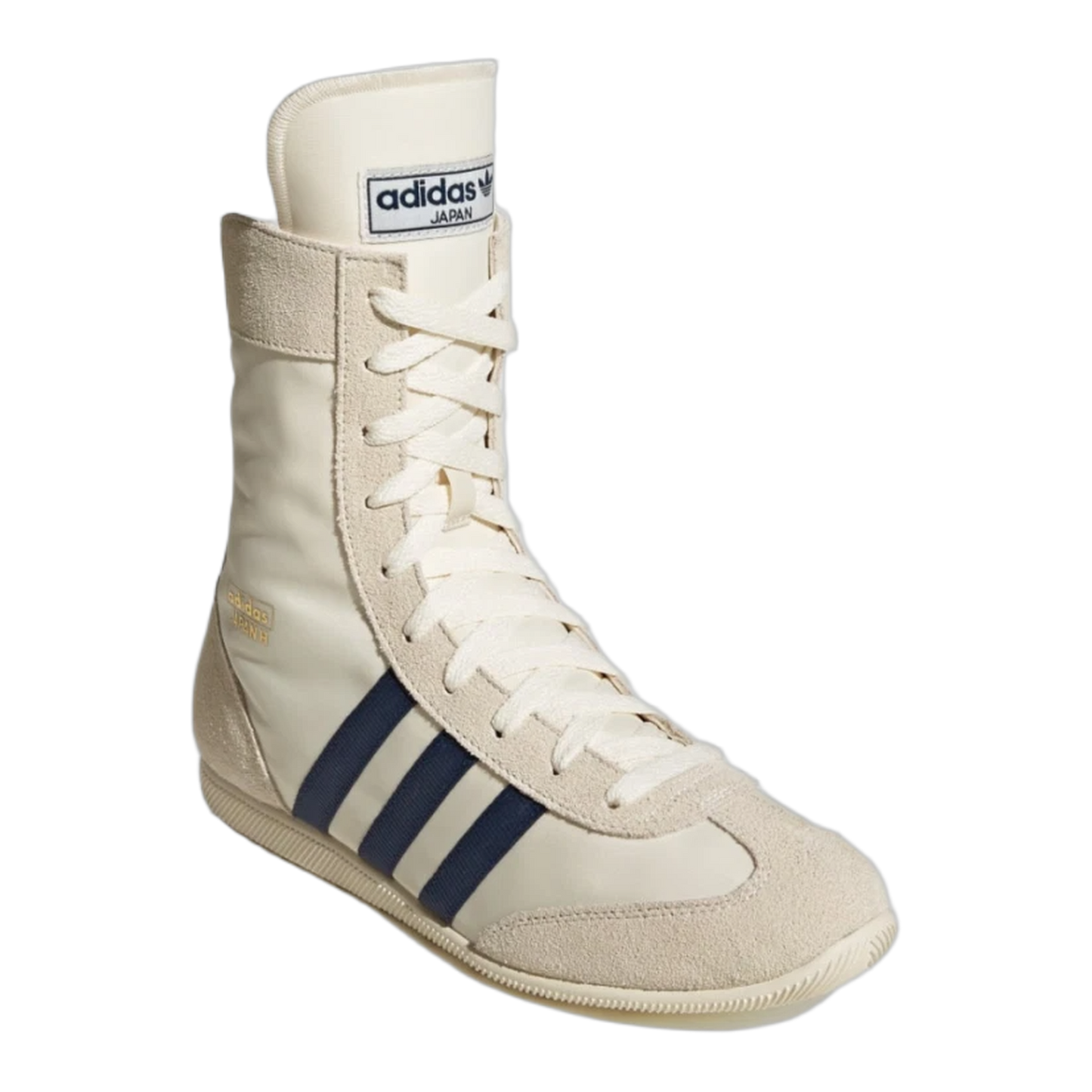 adidas Japan Mid Cream White Dark Blue (W) Side JR8123