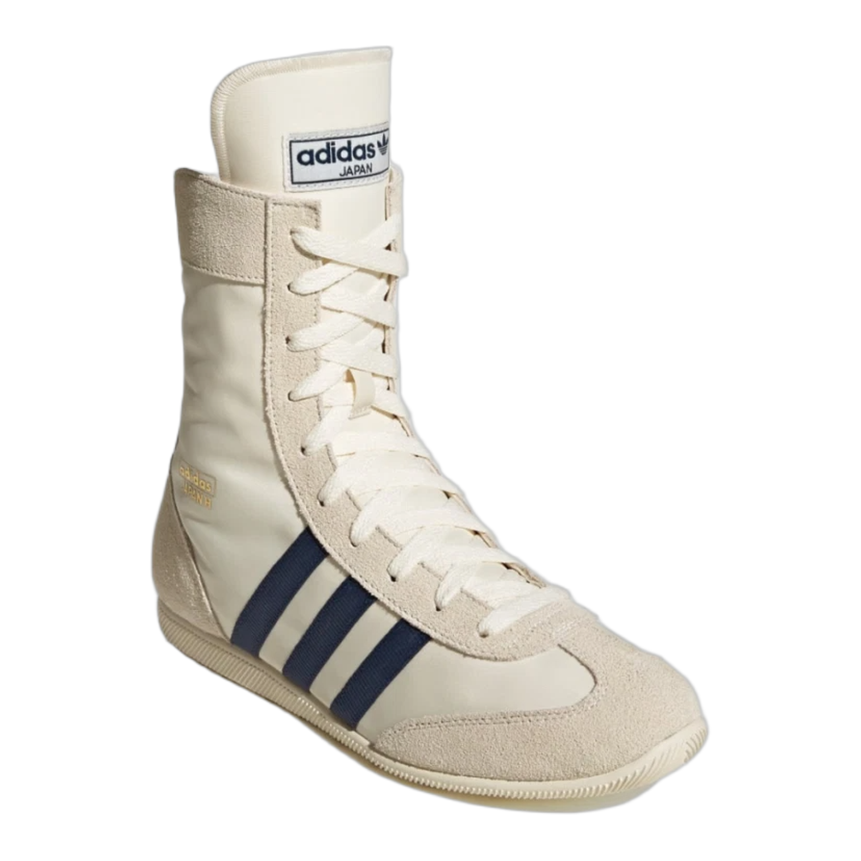 adidas Japan Mid Cream White Dark Blue (W) Side JR8123