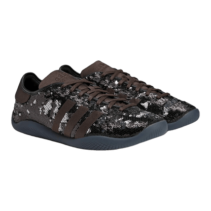 adidas Karintha Wales Bonner Black Dark Brown Sequin Side JR0259