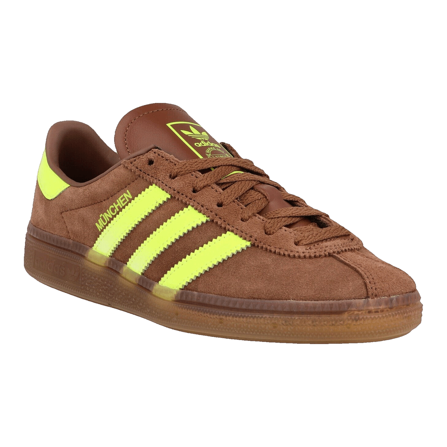 adidas Muenchen Preloved Brown Solar Yellow (W) Side