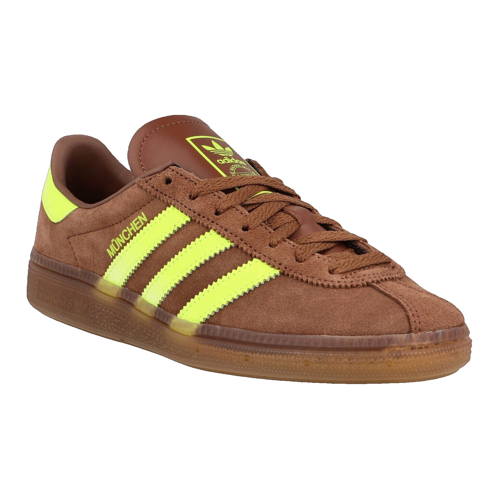 adidas Muenchen Preloved Brown Solar Yellow (W) Side