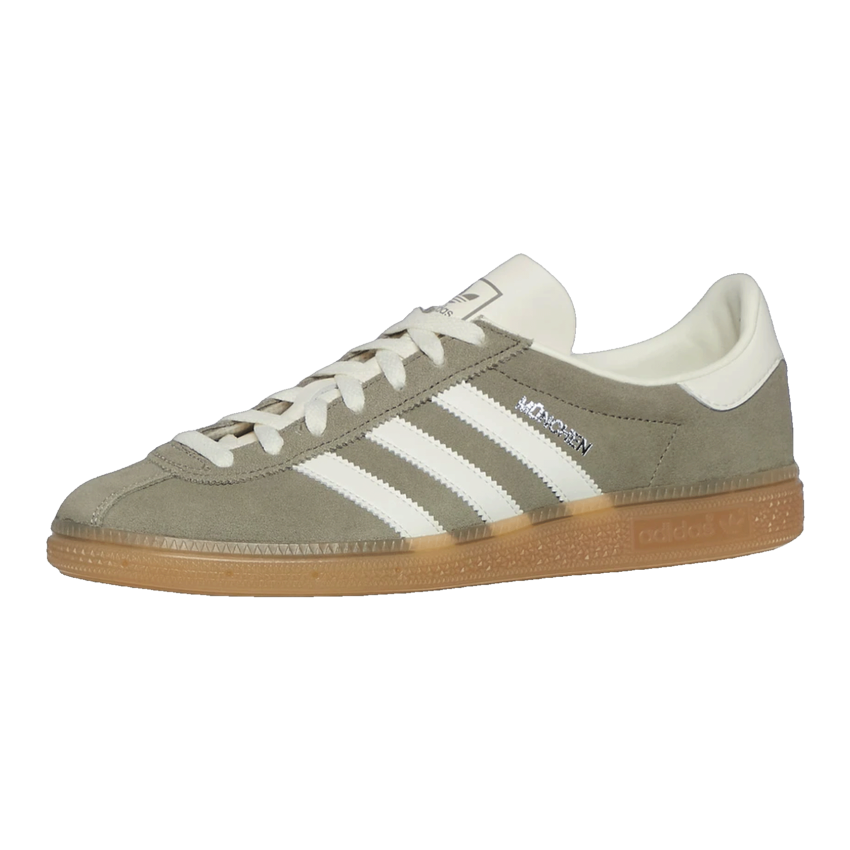 adidas Muenchen Silver Pebble Off White Gum (W) Side