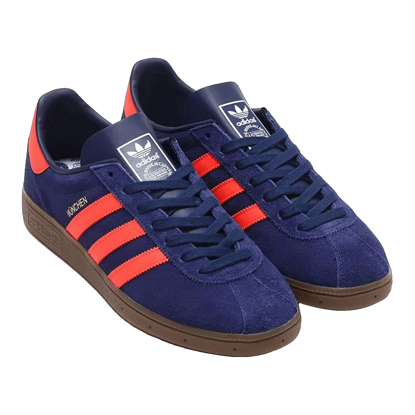 adidas Munchen Dark Blue Solar Red Side