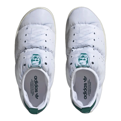 adidas Puffylette Stan Smith White Green Oben