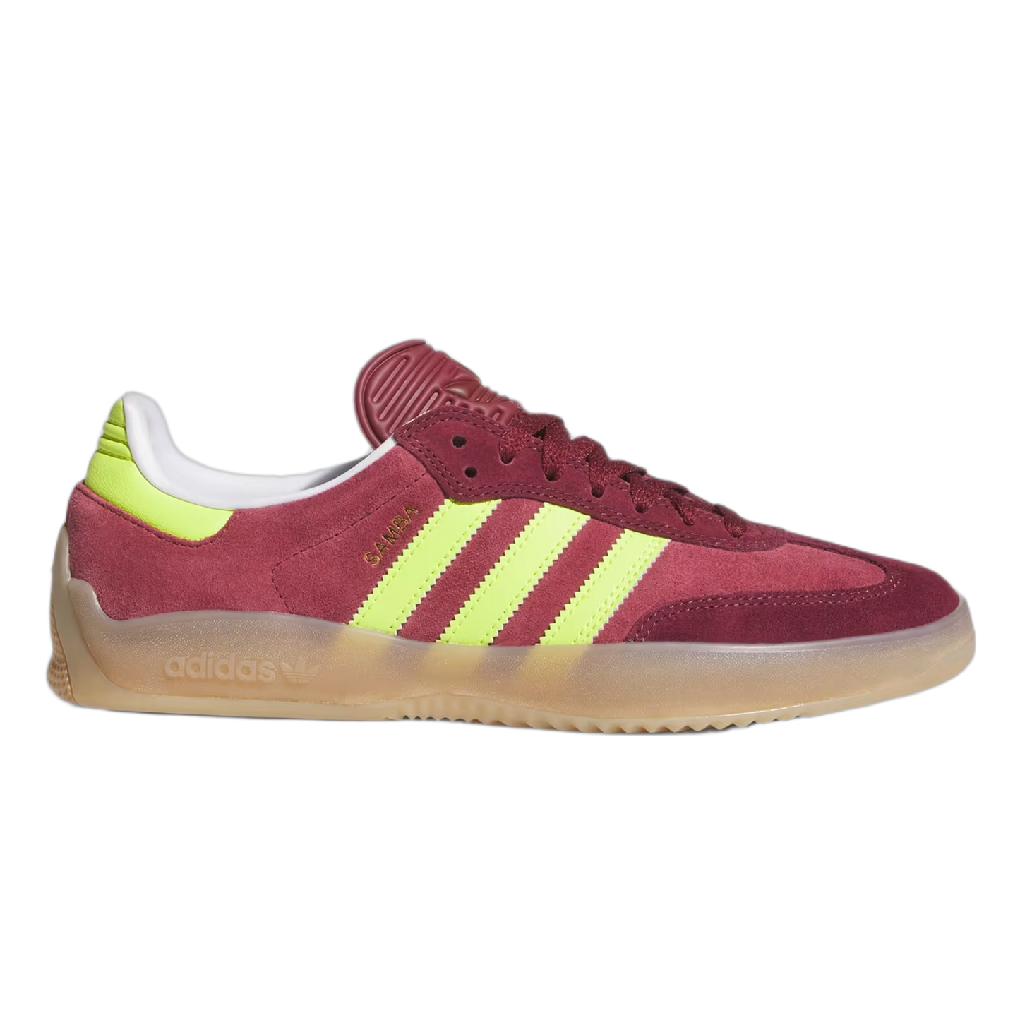 adidas Puig Samba Maroon Semi Solar Yellow KK3742