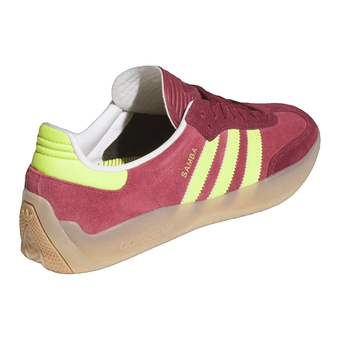 adidas Puig Samba Maroon Semi Solar Yellow Back KK3742