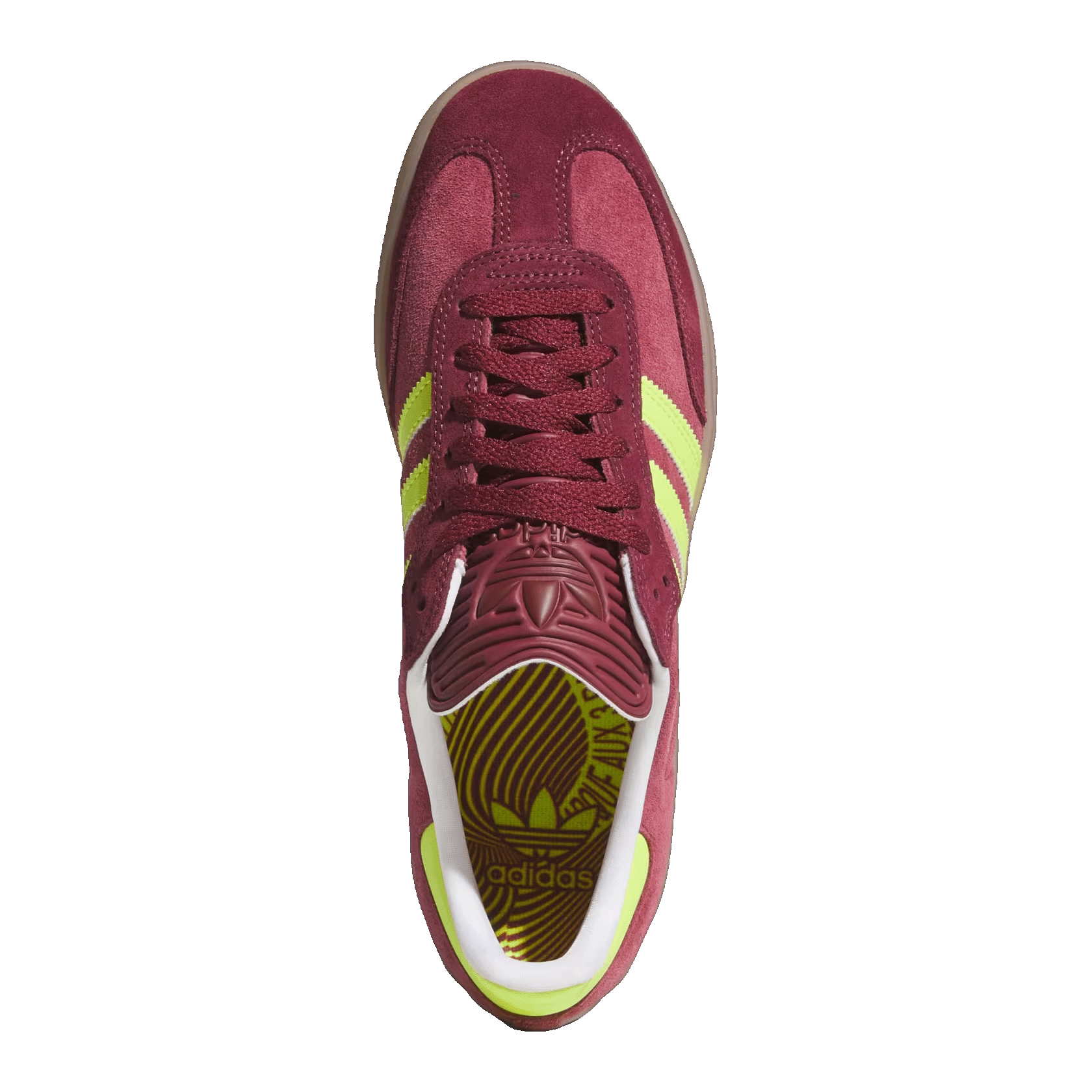 adidas Puig Samba Maroon Semi Solar Yellow Oben KK3742