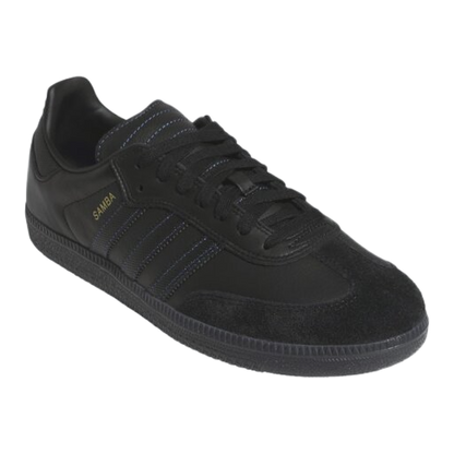 adidas Samba ADV Black Royal Blue Side JR2059