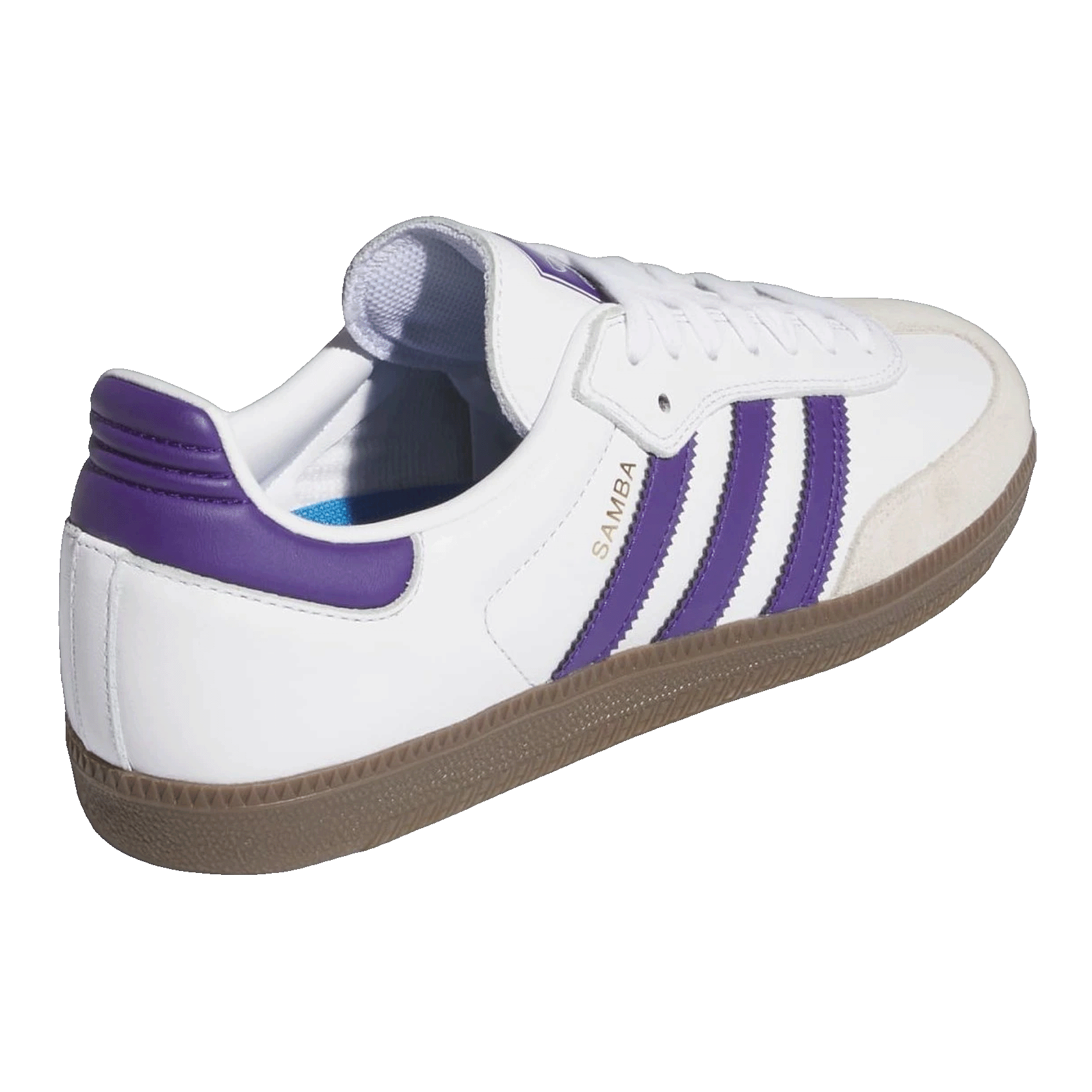 adidas Samba ADV Cloud White Collegiate Purple Back IE6613