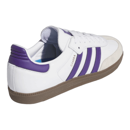 adidas Samba ADV Cloud White Collegiate Purple Back IE6613