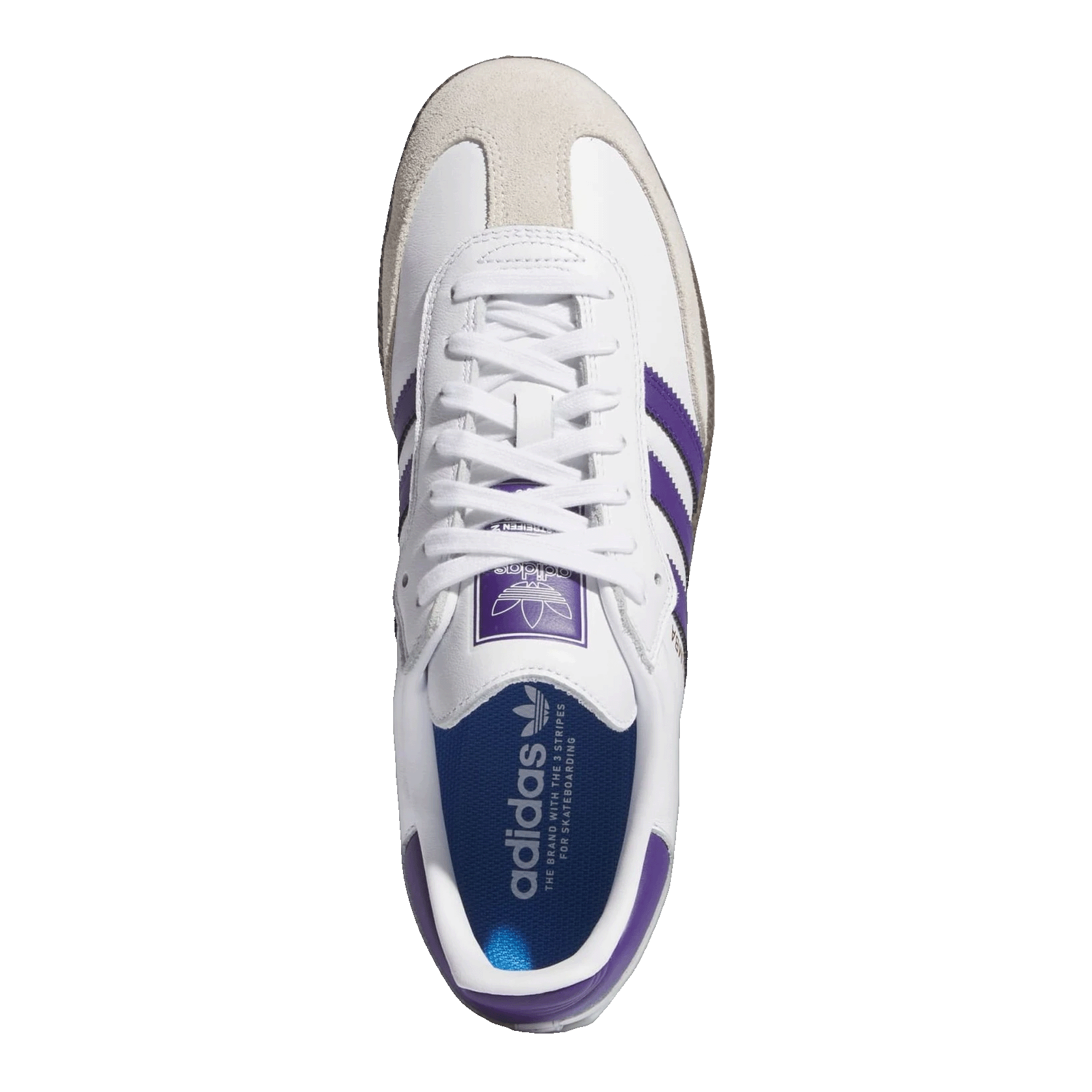 adidas Samba ADV Cloud White Collegiate Purple Oben IE6613