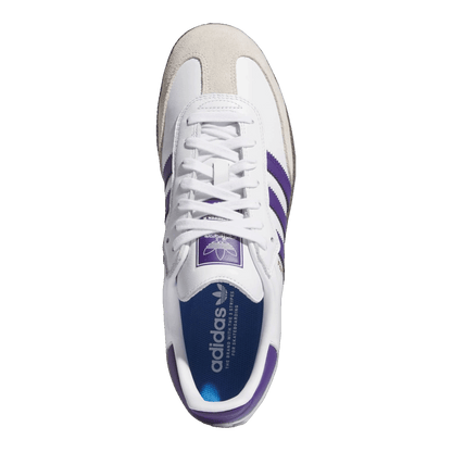 adidas Samba ADV Cloud White Collegiate Purple Oben IE6613